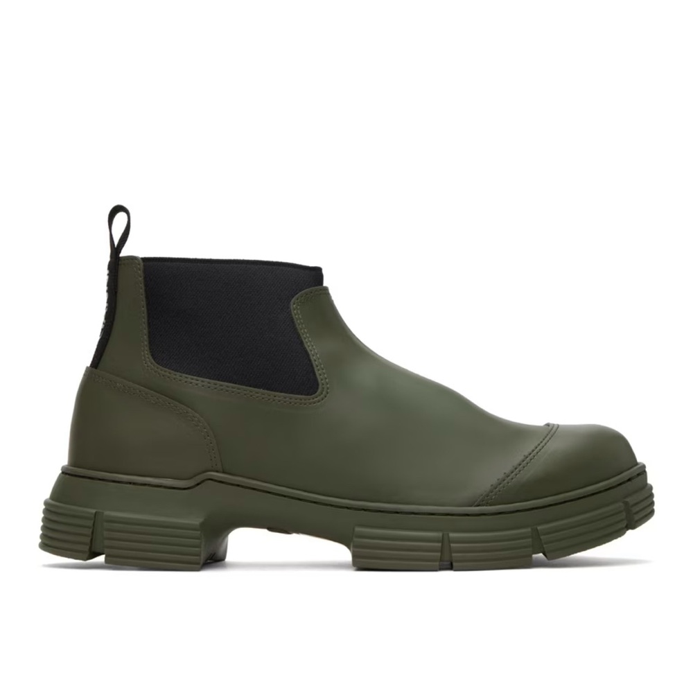 NWT & Original Box GANNI Khaki City Boots